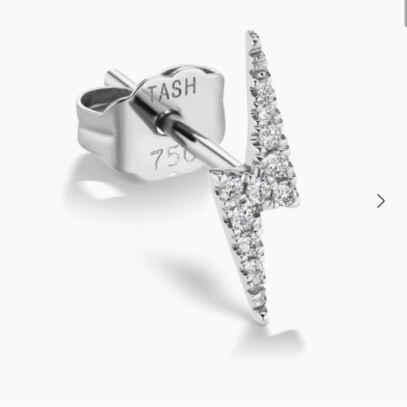 Maria Tash Jewelry - Maria Tash Lightning Bolt Diamond Single Earring